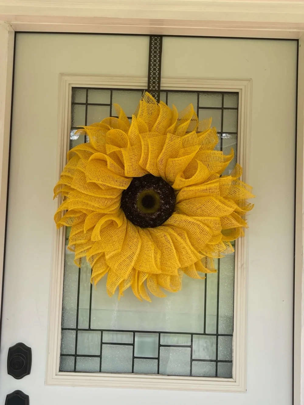 *NWT Sunflower Spring Theme Front Door Wreath